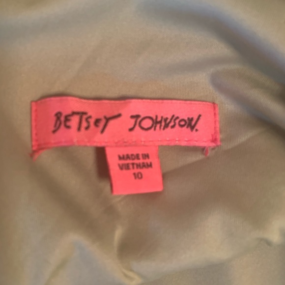 Betsy Johnson Lace Overlay Dress with Bell Sleeves - Picture 2 of 4